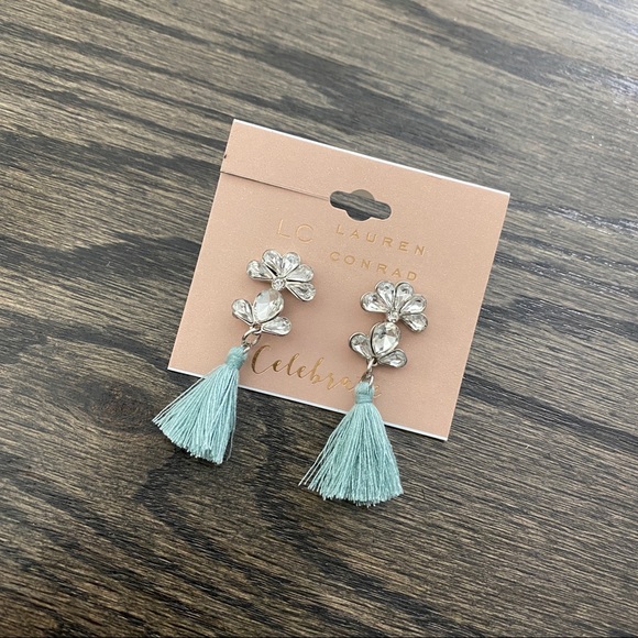 LC Lauren Conrad Jewelry - LC Lauren Conrad Celebrate Jewel Tassel Earrings
